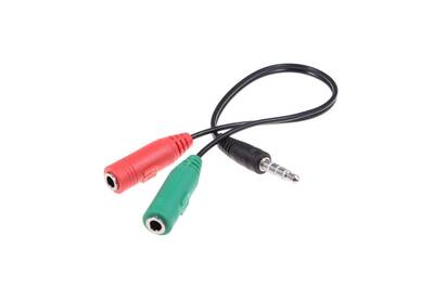 Connectique Informatique Ineck 3 5mm Cable Adaptateur Stereo Audio Micro Y Cable Adaptateur 1 X Jack 3 5 Mm Male Vers 2 X 3 5 Mm Femelles Darty