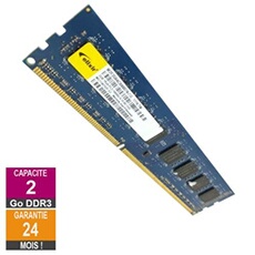 Barrette Mémoire 2Go RAM DDR3 M2F2G64CB88B7N-CG DIMM PC3-10600U