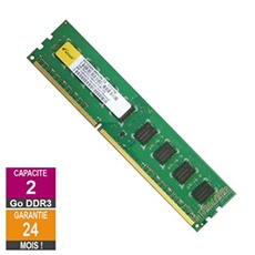 Barrette Mémoire 2Go RAM DDR3 M2Y2G64CB8HC5N-CG DIMM PC3-10600U 2Rx8