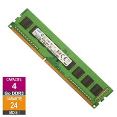 Barrette Mémoire 4Go RAM DDR3 M378B5173BH0-CK0 DIMM PC3-12800U