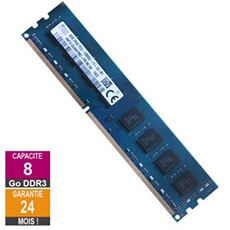 Barrette Mémoire 8Go RAM DDR3 HMT41GU6AFR8C-PB DIMM PC3-12800U