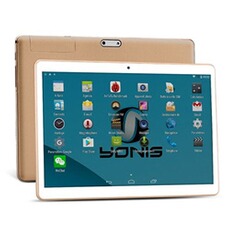 Tablette tactile GENERIQUE Tablette 4G 9.6 Pouces Android Lollipop Octa Core 2 Go Ram Bluetooth GPS 32Go Or YONIS