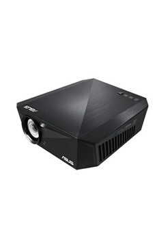 Vidéoprojecteur Asus F1 - Projecteur DLP - RGB LED - portable - 3D - 1200 lumens - Full HD (1920 x 1080) - 16:9 - 1080p - objectif fixe à focale courte - sans fil