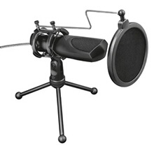 Microphone gaming Mantis GXT 232 Noir