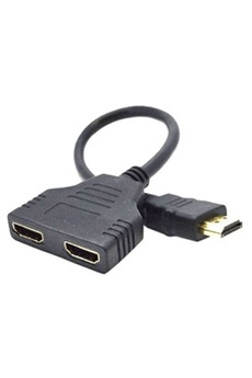 Câbles vidéo Gembird Adaptateur HDMI vers Double HDMI DSP-2PH4-04 Noir
