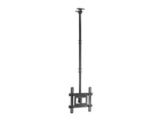 equip - Support - pour écran plat - plastique, acier - noir - Taille d'écran : 32"-70" - montable au plafond