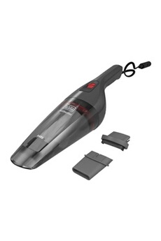BLACK+DECKER NVB12AV - Aspirateur - Aspirateur à main - sans sac - rouge/gris