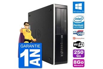 PC De Bureau HP PC HP 8300 Elite Sff Intel G630 Ram 8Go Disque Dur 250Go Windows 10 WiFi