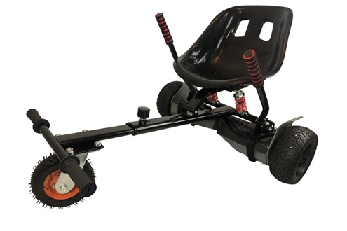 Hoverboard hummer noir et hoverkart noir tout terrain avec protection