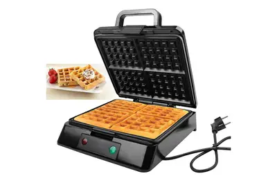 Gaufrier Croque Monsieur Todeco Gaufrier Machine A Gauffre Argent Fonctions Peut Cuire 4 Gaufres Simultanement Darty