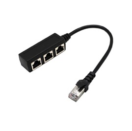 Tbest câble répartiteur Ethernet RJ45 Fonction d'extension de câble d'adaptateur Ethernet RJ45 1 Tbest câble répartiteur Ethernet RJ45 Fonction d'extension de câble d'adaptateur Ethernet RJ45 1