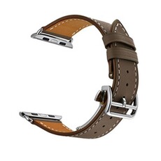 Bracelets connectés GENERIQUE Leather Watch Band Replacement Wrist Straps Bracelet for Apple Watch 38MM/40MM wedazano140