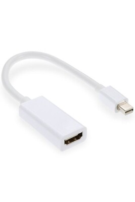 Adaptateur et convertisseur ALPEXE Câble Adaptateur/Convertisseur Mini DisplayPort vers HDMI - Adaptateur Video Principal pour Apple Mac et PCs avec Mini DP 1080p HD
