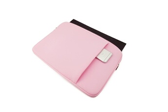 Shot Case Sacoche pour ordinateur portable Pochette 15" mac et pc fin housse protection sacoche tablette 15 pouces (rose)