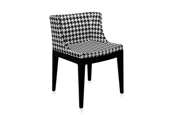 Kartell Chaise fauteuil mademoiselle (pied de poule - polycarbonate noir)