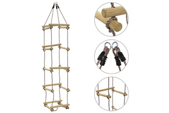 Arches GENERIQUE Jouets et équipement d'éveil pour bébés selection libreville échelle de corde pour enfants 200 cm bois