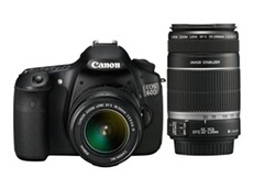 Acheter EOS 60D - Appareil photo numérique - Reflex - 18.0 MP - APS-C - 1080p / 30 pi/s - 3x zoom optique objectifs EF-S 18-55 mm IS II et 55-250 mm IS II Bon état - 799,00 € EOS 60D - Appareil photo numérique - Reflex - 18.0 MP - APS-C - 1080p / 30 pi/s - 3x zoom optique objectifs EF-S 18-55 mm IS II et 55-250 mm IS II Bon état - Canon reconditionné disponible sur Darty