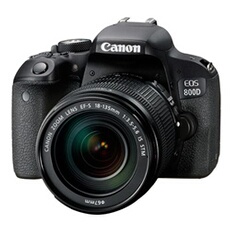 EOS 800D - Appareil photo numérique - Reflex - 24.2 MP - APS-C - 1080p / 60 pi/s - 7.5x zoom optique objectif EF-S 18-135 mm - Wi-Fi, NFC, Bluetooth