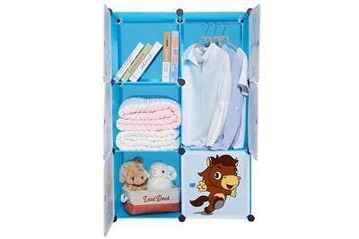 Penderie Portant Langria Langria 6 Cube Diy Organisateur De