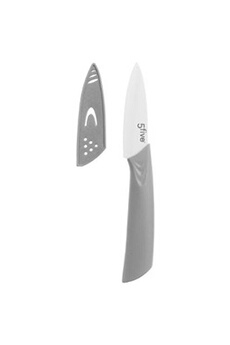 couteau five simply smart - couteau en céramique zirco 17cm gris