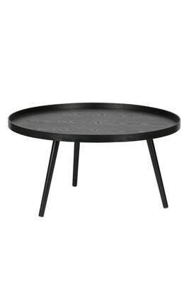 Table Basse Woood Mesa Table D Appoint Ronde Bois Xl Couleur