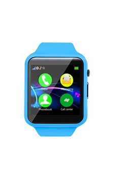 Montre connectée GENERIQUE Montre Smart Watch Bluetooth 1,54 pouces pour enfants avec carte SIM TF pour Android (bleu)