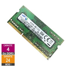 Barrette Mémoire Samsung Barrette Mémoire 4Go Ram Ddr3 Samsung M471B5173Db0-Yk0 So-Dimm Pc3L-12800S 1Rx8 691740-001