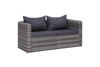 Banc De Jardin Vidaxl Canapes D 39 Angle De Jardin 2 Pcs Gris Resine Tressee Darty Banc De Jardin Vidaxl Canapes D 39 Angle De Jardin 2 Pcs Gris Resine Tressee Darty