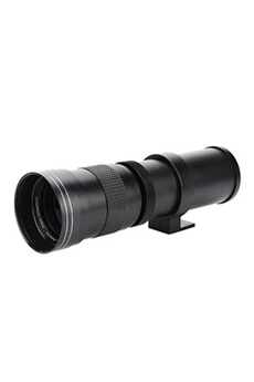 Objectif zoom GENERIQUE Objectif zoom manuel 420-800mm F / 8.3-16 pour appareil photo reflex numérique Nikon F