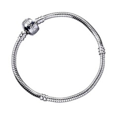 Bracelet à breloques en argent plaqué: Grand