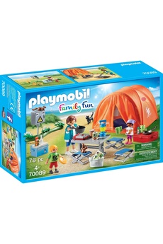 Playmobil PLAYMOBIL Playmobil 70089 family fun - tente et campeurs