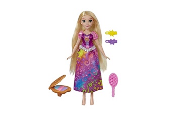 Poupée Hasbro Disney princess, raiponce cheveux arc en ciel