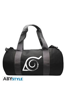 sac à dos maroquinerie abystyle naruto shippuden - sac de sport konoha - grey/black