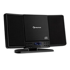V14-DAB Chaîne HiFi stéréo verticale - lecteur CD , tuner DAB+ / FM , Bluetooth - noir
