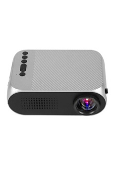 Vidéoprojecteur GENERIQUE Maison Mini HD 1080 P VidéoProjecteur Portable LED HDMI USB Home Media Player (Prise UE)