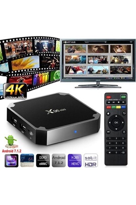 Passerelle multimédia Youkuke X96 Mini Smart TV Android 7.1 Box 2 Go 16 Go  4K S905W Quad Core WiFi 3D HD Média