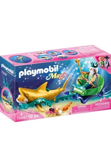 Playmobil PLAYMOBIL Playmobil 70097 - magic - roi des mers avec calèche royale