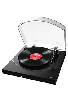 PREMIERLPBLACK - Platine Vinyle Premier LP Bluetooth/AUX/HP - Noire