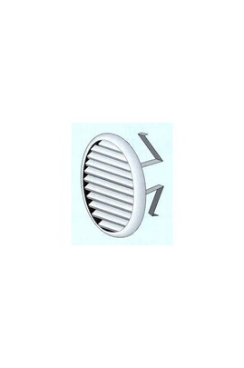Grille de ventilation ronde avec moustiquaire - Diamètre ext: 135 mm pour  tube 80-100 WAV