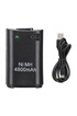 GENERIQUE Batterie Ni-MH Gamepad Rechargeable 2-en-1 de 4 800 mAh pour console de contrôleur Xbox 360 photo 1