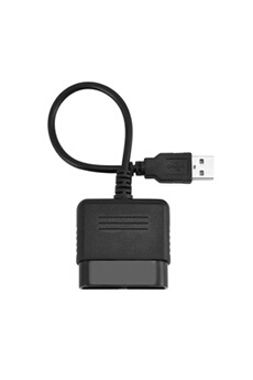 PS2 vers PS3 Controller Adapter, PS2 vers USB Converter pour PS3 PC Compatible pour Sony PS1 PS2 Wired Wireless Controller