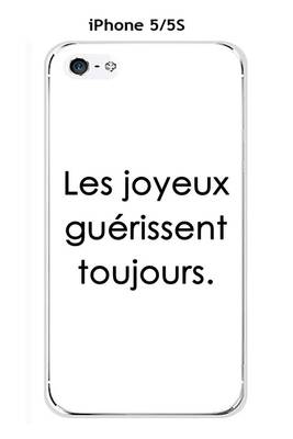 Coque Iphone Onozo Coque Apple Iphones 5 5s Design Citation Les Joyeux Texte Noir Fond Blanc Darty