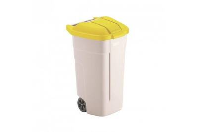 Poubelle Rubbermaid Conteneur Roulant Rubbermaid 100l Couvercle