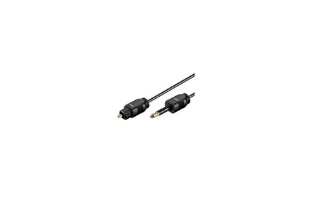 Connectique Audio / Vidéo Alpexe Câble fibre optique toslink 3,5 mm mini-jack ø 2,2 mm