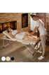 Tectake Table de massage Pliante 3 Zones Aluminium Portable + Housse - noir photo 4