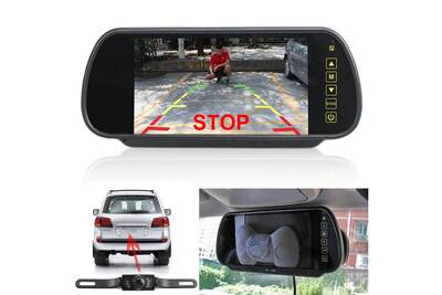 Webcam Generic Moniteur De Miroir Lcd 7 Pouces Camera De Recul