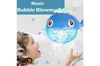 Autres jeux créatifs AUCUNE Bubble machine tub whale automatic bubble maker blower 12 music song bath toy bleu