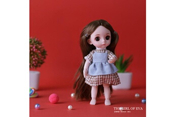 Autre jeux éducatifs et électroniques AUCUNE Fashion girl joints doll simulation 3d doll cuddle gift soft body for girl toy