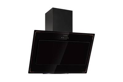 Hotte Decorative Murale Klarstein Delorean 90 Hotte Aspirante 90cm Recyclage D Air Ou Extraction 625m H Design Retro Verre Noir Darty