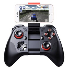 Pièces détachées téléphone mobile YONIS Manette Jeu Android iOs Gamepad Portable 12 Boutons Joysticks Bluetooth Noir